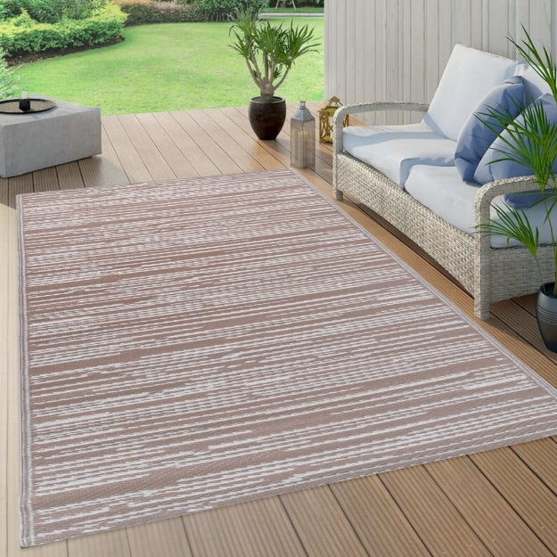 Tappeto da Esterni Marrone 160x230 cm in PP
