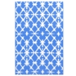 Tappeto da Esterni Blu e Bianco 160x230 cm in PP