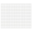 Pannello di Recinzione 2D 2,008x1,63 m Argento