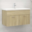 Mobile Sottolavabo Rovere Sonoma 80x38,5x46 cm in Truciolato
