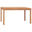 Tavolo da Pranzo per Giardino 140x80x77 cm in Massello di Teak
