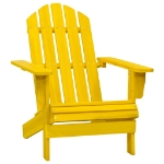 Sedia da Giardino Adirondack in Legno Massello di Abete Giallo