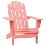 Sedia da Giardino Adirondack in Legno Massello di Abete Rosa