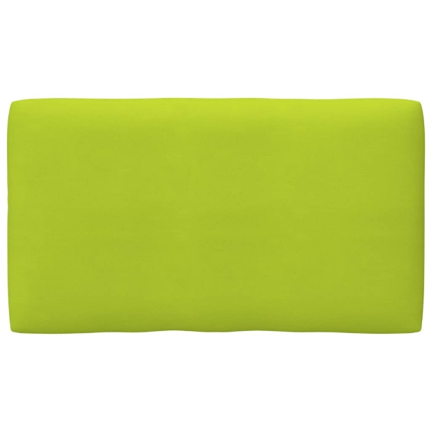Cuscino per Divano Pallet Verde Brillante 70x40x10 cm