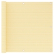 Paravento da Balcone Beige 90x400 cm in HDPE
