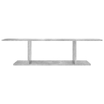 Armadietto a Parete per TV Grigio Cemento 103x30x26,5 cm