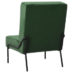 Poltrona Relax 65x79x87 cm Verde Scuro in Velluto