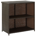 Set da Bar 3 pz in Polyrattan Marrone