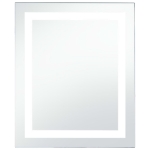 Specchio da Parete a LED per Bagno con Sensore Tattile 50x60cm