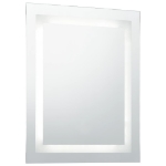 Specchio da Parete a LED per Bagno con Sensore Tattile 50x60cm