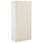 Armadio Bianco 79x40x170 cm in Tessuto