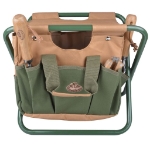 Esschert Design Borsa per Attrezzi da Giardinaggio e Sgabello GT01