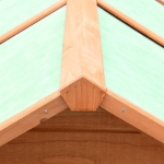 Gabbia per Polli in Legno Massello di Pino e Abete 170x81x110cm