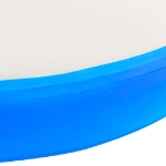 Tappetino Ginnastica Gonfiabile con Pompa 100x100x15cm PVC Blu