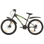 Mountain Bike 21 Speed 26" Ruote 36 cm Nero