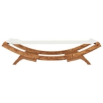 Amaca 100x188,5x44 cm in Legno Massello di Abete Crema
