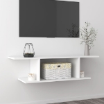 Armadietto a Parete per TV Bianco 103x30x26,5 cm