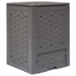 Compostiera per Giardino Marrone 60x60x83 cm 300 L