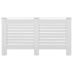 Coperture per Radiatori 2 pz Bianche 152x19x81,5 cm in MDF