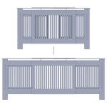 Copertura per Radiatore Grigia in MDF 205 cm