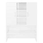 Mobile per Lavatrice Bianco Lucido 70,5x25,5x90 cm