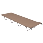 Lettini Campeggio 2pz 180x60x19cm Tessuto Oxford Acciaio Talpa