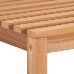 Sedie da Giardino 4 pz in Legno Massello di Teak