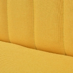 Divano in Stoffa 117x55,5x77 cm Giallo