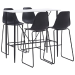 Set da Bar 5 pz in Plastica Nero