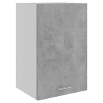 Armadio Sospeso Grigio Cemento 39,5x31x60 cm in Truciolato