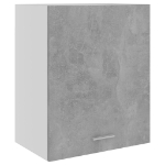 Armadio Sospeso Grigio Cemento 50x31x60 cm in Truciolato