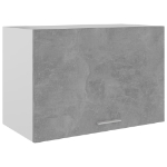 Armadio Sospeso Grigio Cemento 60x31x40 cm in Truciolato