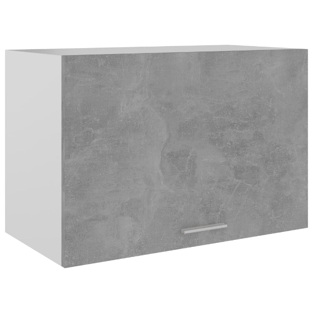 Armadio Sospeso Grigio Cemento 60x31x40 cm in Truciolato