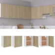 Armadi Sospesi 2 pz Rovere Sonoma 50x31x60 cm in Truciolato