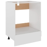 Armadio per Forno Bianco 60x46x81,5 cm in Truciolato