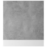 Pannello Lavastoviglie Grigio Cemento 59,5x3x67 cm Truciolato