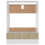 Armadio per Forno Rovere Sonoma 60x46x81,5 cm in Truciolato