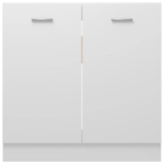 Armadio Inferiore per Lavabo Bianco 80x46x81,5 cm in Truciolato