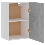 Armadio Sospeso Grigio Cemento 39,5x31x60 cm in Truciolato