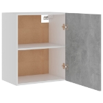 Armadio Sospeso Grigio Cemento 50x31x60 cm in Truciolato