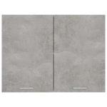 Armadio Sospeso Grigio Cemento 80x31x60 cm in Truciolato