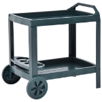 Carrello per Bevande Verde 69x53x72 cm in Plastica