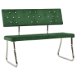 Panca 110 cm in Velluto Verde Scuro