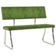 Panca 110 cm in Velluto Verde Chiaro