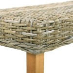 Panca 160 cm in Rattan Naturale Kubu e Massello di Mango