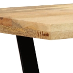 Panca 110 cm in Legno Massello di Mango