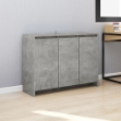 Credenza Grigio Cemento 102x33x75 cm in Truciolato