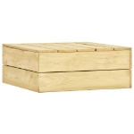 Tavolo da Giardino 75x75x31 cm in Legno di Pino Impregnato