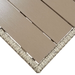 Tavolo da Giardino Grigio 130x70x66 cm in Polyrattan