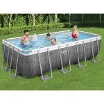 Bestway Power Steel Set Piscina Rettangolare 488x244x122 cm